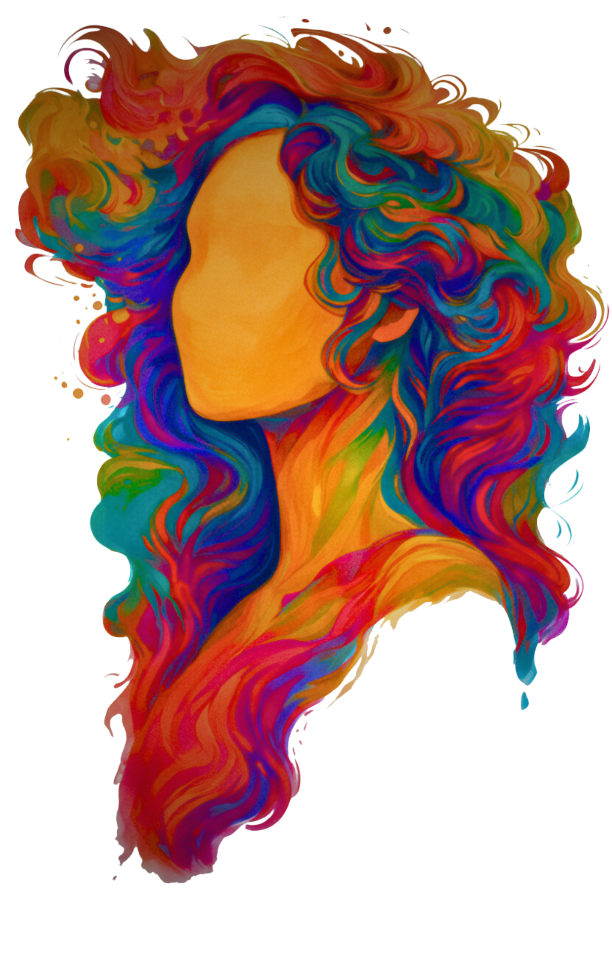 Colorful Woman Portrait